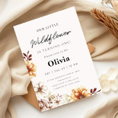 ワイルドフラワーガーデン フラワーファーストバースデー 招待状