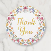 ワイルドフラワーガーリーガーデンベビーイン開花ありがとう フェイバータグ (裏面)