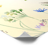 ワイルドフラワーガールの最初の誕生日パーティーへようこそ ポスター (角)