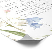 ワイルドフラワーガール1stバースデータイムカプセルの看板 ポスター (角)