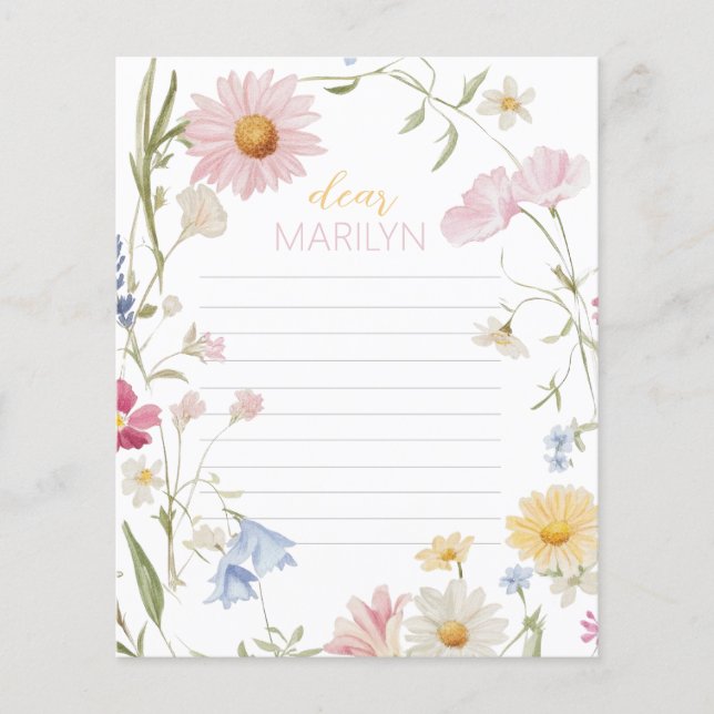 ワイルドフラワーガール1stバースデータイムカプセルカード (正面)