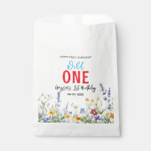 ワイルドフラワーガール1st誕生日パーティー フェイバーバッグ (正面)