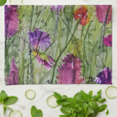 ワイルドフラワーキッチンタオル キッチンタオル (折り畳み)