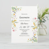 ワイルドフラワーキンセアニラエレガントへの招待 招待状 (スタンド正面)