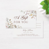 ワイルドフラワーギフトカード (デスク)