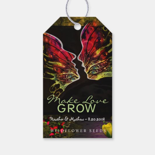 ワイルドフラワーギフトラベル ギフトタグ (正面)