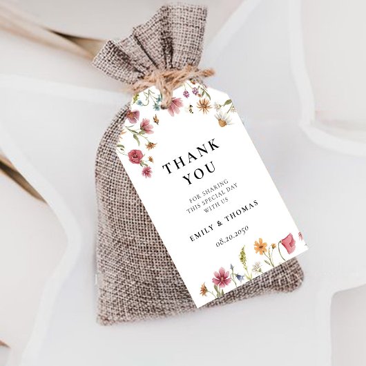 ワイルドフラワーギフトラベル ギフトタグ