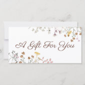 ワイルドフラワーギフト券 (正面)