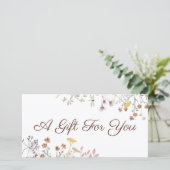 ワイルドフラワーギフト券 (スタンド正面)