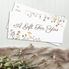 ワイルドフラワーギフト券