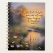 ワイルドフラワークリスチャンの芸術を補充する プランナー手帳 (正面)