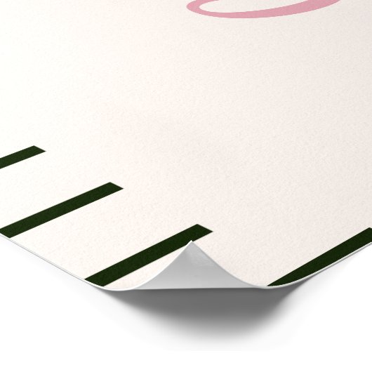 ワイルドフラワークリスチャン引用文女子の成長図 ポスター (角)