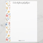 ワイルドフラワークリスチャン文房具 (正面)