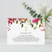 ワイルドフラワークリスチャン記念葬式 サンキューカード (スタンド正面)