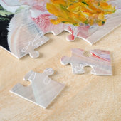 ワイルドフラワークローズアップファインアートパズル ジグソーパズル (側面)