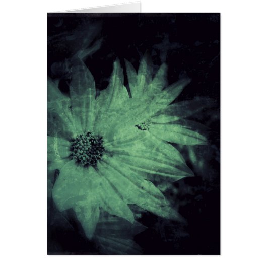 ワイルドフラワーグランジすべての行事グリーティングカード (正面)