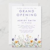 ワイルドフラワーグランドオープン 招待状 (正面)