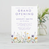 ワイルドフラワーグランドオープン 招待状 (スタンド正面)