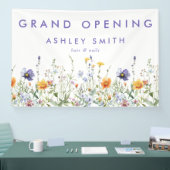 ワイルドフラワーグランドオープン 横断幕 (トレードショー)