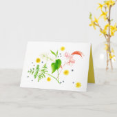 ワイルドフラワーグリーティングカード カード (黄色い花)