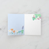 ワイルドフラワーグリーティングカード カード (内部)