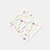 ワイルドフラワーグリーン スタンダードカクテルナプキン (角)