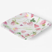 ワイルドフラワーグリーン ペーパープレート (傾斜あり)