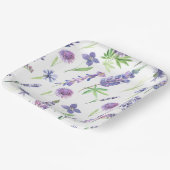 ワイルドフラワーグリーン ペーパープレート (傾斜あり)