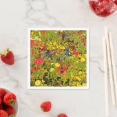 ワイルドフラワーケピーカラフル花フェスティバル スタンダードカクテルナプキン (インサイチュ)