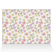 ワイルドフラワーゲージュベイビーシャワーありがとう (内部横(上))