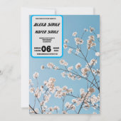 ワイルドフラワーゲートフォールドかわいらし結婚式招待状結婚、 招待状 (正面)