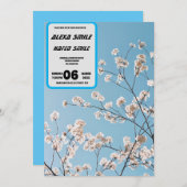 ワイルドフラワーゲートフォールドかわいらし結婚式招待状結婚、 招待状 (正面/裏面)