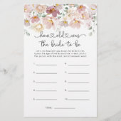 ワイルドフラワーゲームをする花嫁の年齢 (正面)