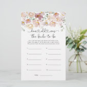 ワイルドフラワーゲームをする花嫁の年齢 (スタンド正面)