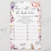 ワイルドフラワーゲームをする花嫁の年齢 (正面)