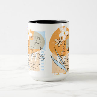 ワイルドフラワーコーヒーマグ マグカップ