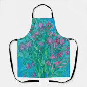 ワイルドフラワーサマーフラワーブーケ絵画フローラ エプロン (正面)