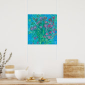 ワイルドフラワーサマーフラワーブーケ絵画フローラ ポスター (キッチン)