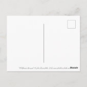 ワイルドフラワーサマーフラワーブーケ絵画フローラ ポストカード (裏面)