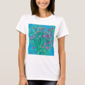 ワイルドフラワーサマーフラワーブーケ絵画フローラ Tシャツ (正面)