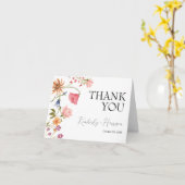 ワイルドフラワーサンキューカード カード (黄色い花)