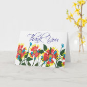 ワイルドフラワーサンキューカード カード (黄色い花)