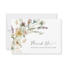 ワイルドフラワーサンキューカード