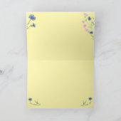 ワイルドフラワーサンキューカード サンキューカード (内部)