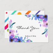 ワイルドフラワーサンキューカード サンキューカード (正面/裏面)