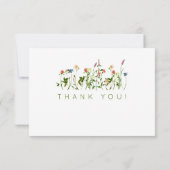 ワイルドフラワーサンキューカード サンキューカード (裏面)