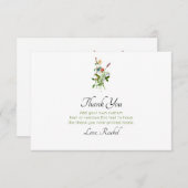 ワイルドフラワーサンキューカード サンキューカード (正面/裏面)