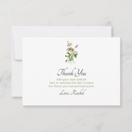 ワイルドフラワーサンキューカード サンキューカード