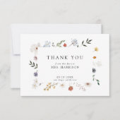 ワイルドフラワーサンキューカード サンキューカード (正面)