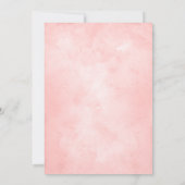 ワイルドフラワーサンフラワーベビーシャワー招待 招待状 (裏面)